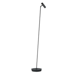 Lámpara de pie LED Tom Pro, negra, 1 luz, CCT, atenuador