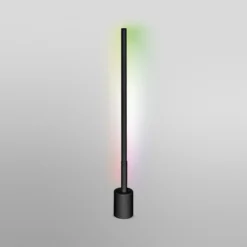 Lámpara de pie LED WiFi CORNER SLIM de OSRAM SMART+, negro RGB CCT