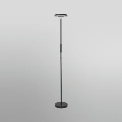 Lámpara de pie LED WiFi OSRAM SMART+, negra, arriba/abajo, RGB CCT