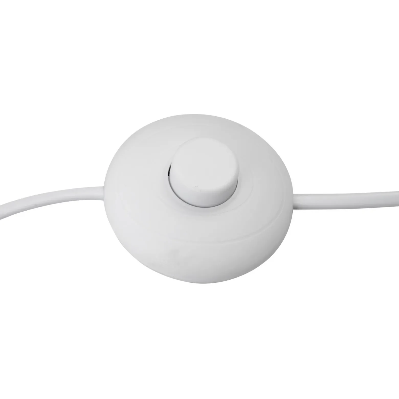 Lámpara de pie Lindby Adamio, Ø 45,5 cm, blanca, textil, trípode