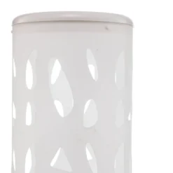Lámpara de pie Lindby Alisea, 104 cm, blanca, GU10
