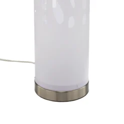 Lámpara de pie Lindby Alisea, 104 cm, blanca, GU10