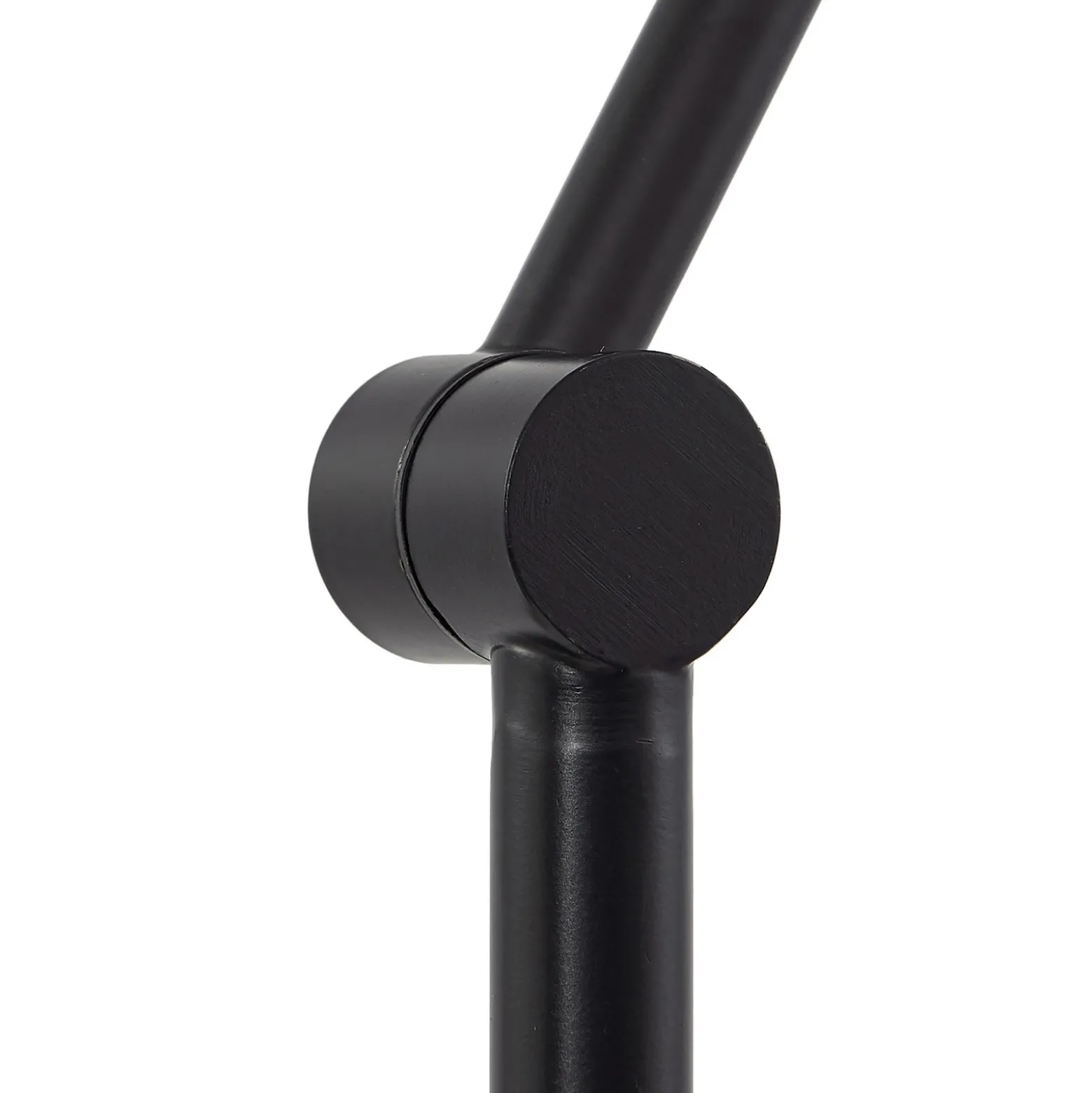 Lámpara de pie Lindby Corali, negra, metal, altura 176,5cm