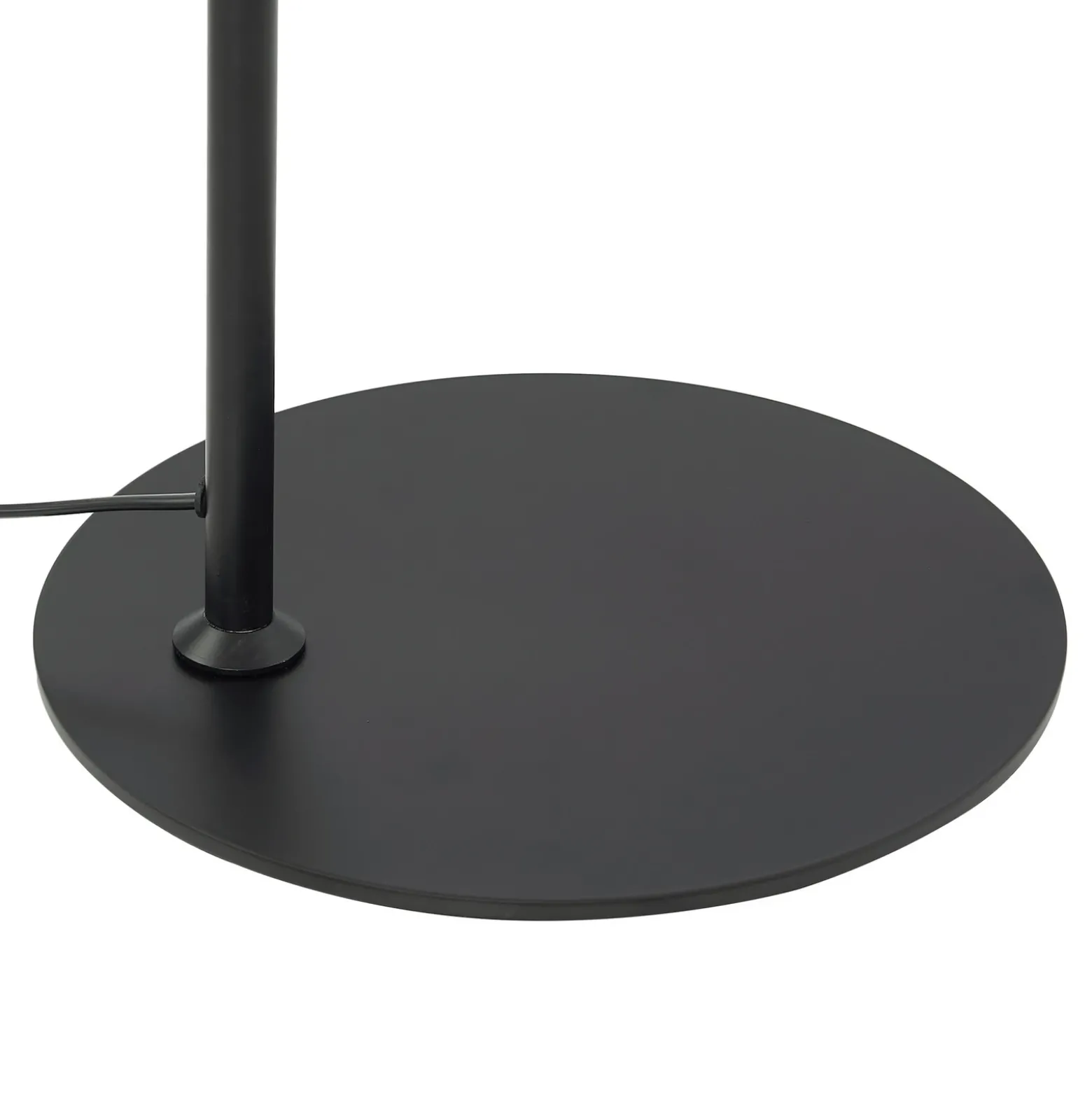 Lámpara de pie Lindby Corali, negra, metal, altura 176,5cm