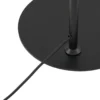 Lámpara de pie Lindby Corali, negra, metal, altura 176,5cm