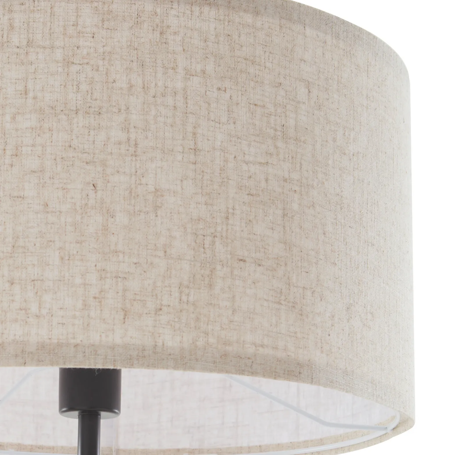 Lámpara de pie Lindby Herry, negra, madera, trípode, 153 cm