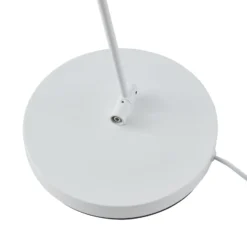 Lámpara de pie Lindby Jyla, 88 cm, blanco mate, GX53, flexible