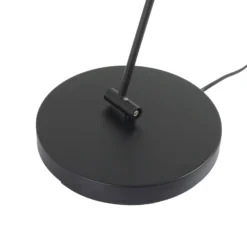 Lámpara de pie Lindby Jyla, 88 cm, negro mate, GX53, flexible