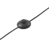 Lámpara de pie Lindby Leia, plata, metal, 180cm, giratoria, E27