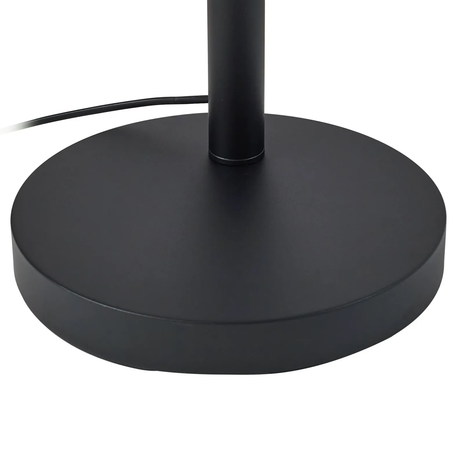 Lámpara de pie Lindby Nanika, 3 luces, negro/dorado, 200 cm, E27