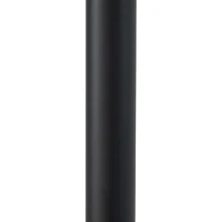 Lámpara de pie Lindby Nanika, 3 luces, negro/dorado, 200 cm, E27