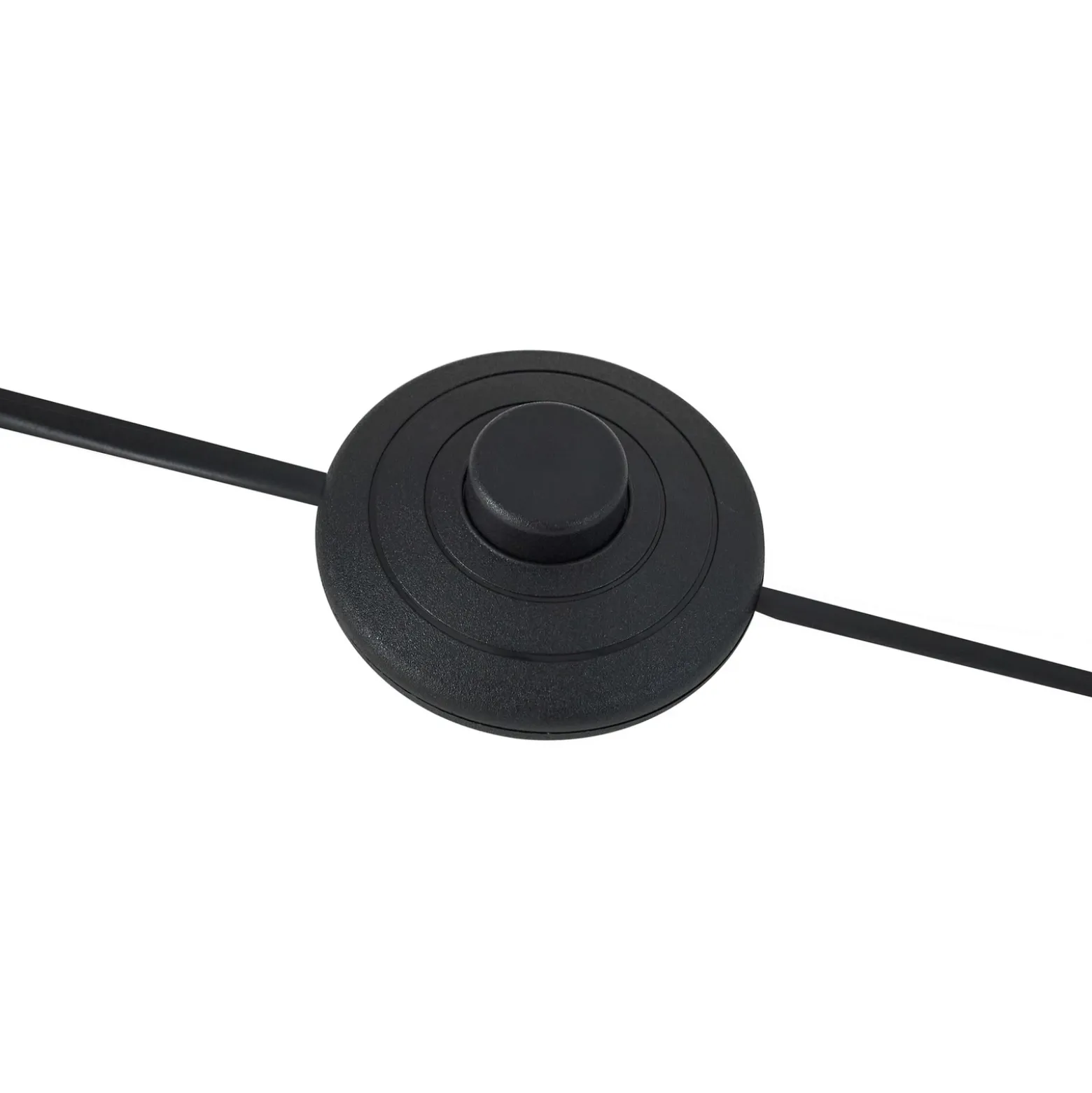 Lámpara de pie Lindby Nanika, 3 luces, negro/dorado, 200 cm, E27