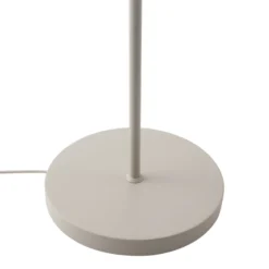 Lámpara de pie Lindby Ovelia, beige, metal, E27