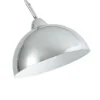Lámpara de pie Lindby Tonka, cromada, metal/mármol, 185 cm, E27