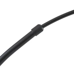 Lámpara de pie Lindby Tonka, negra, metal, 185 cm, E27