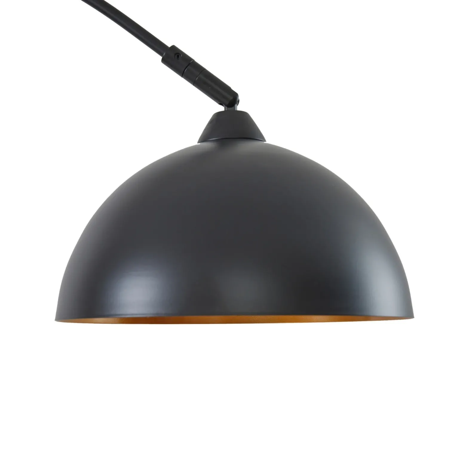 Lámpara de pie Lindby Tonka, negra, metal, 185 cm, E27