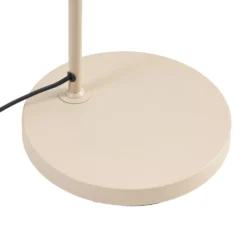 Lámpara de pie Lindby Vilo, beige, 153 cm, GU10, orientable