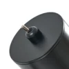 Lámpara de pie Lindby Vilo, negra, 153 cm, GU10, orientable