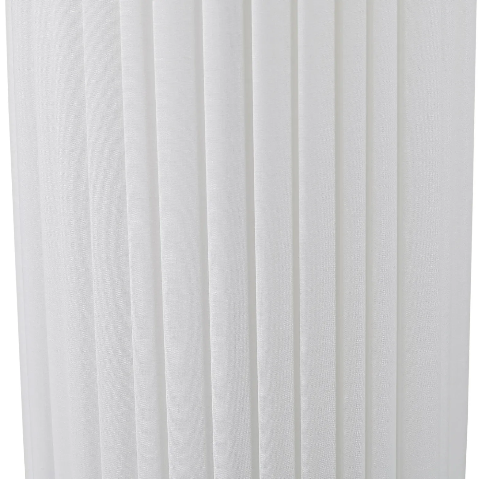 Lámpara de pie Lindby Virelle, blanca, textil, altura 117 cm, E27