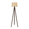 Lámpara de pie LM-65214-1E con trípode de madera