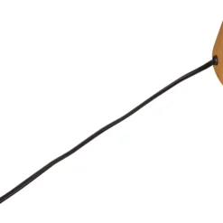 Lámpara de pie Lucande Fabrena, color natural, bambú, altura 138 cm