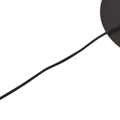 Lámpara de pie Lucande Jorvan, crema, eucalipto, lino