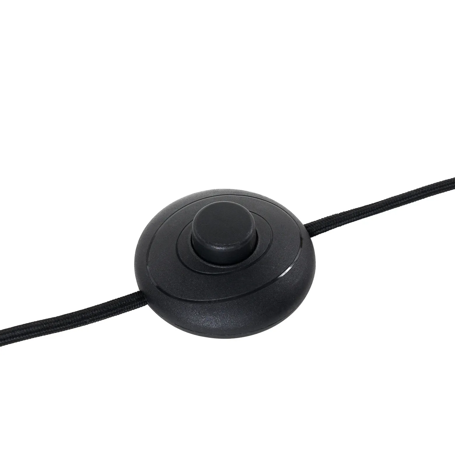 Lámpara de pie Lucande Kellina, 151 cm, negra, metal, E27