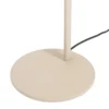 Lámpara de pie Lucande Silka, 173 cm, beige, regulable, E27