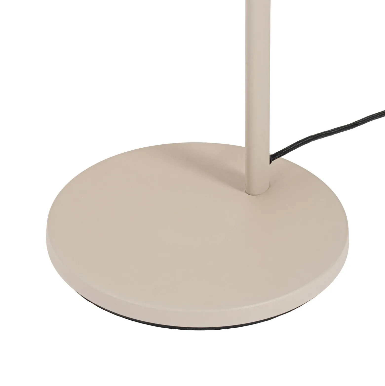 Lámpara de pie Lucande Silka, 216 cm, beige, regulable, E27