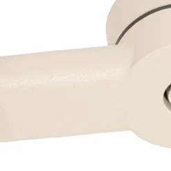Lámpara de pie Lucande Silka, 216 cm, beige, regulable, E27