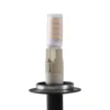Lámpara de pie Lucande Visata, negra, cristal, 3 luces, trípode