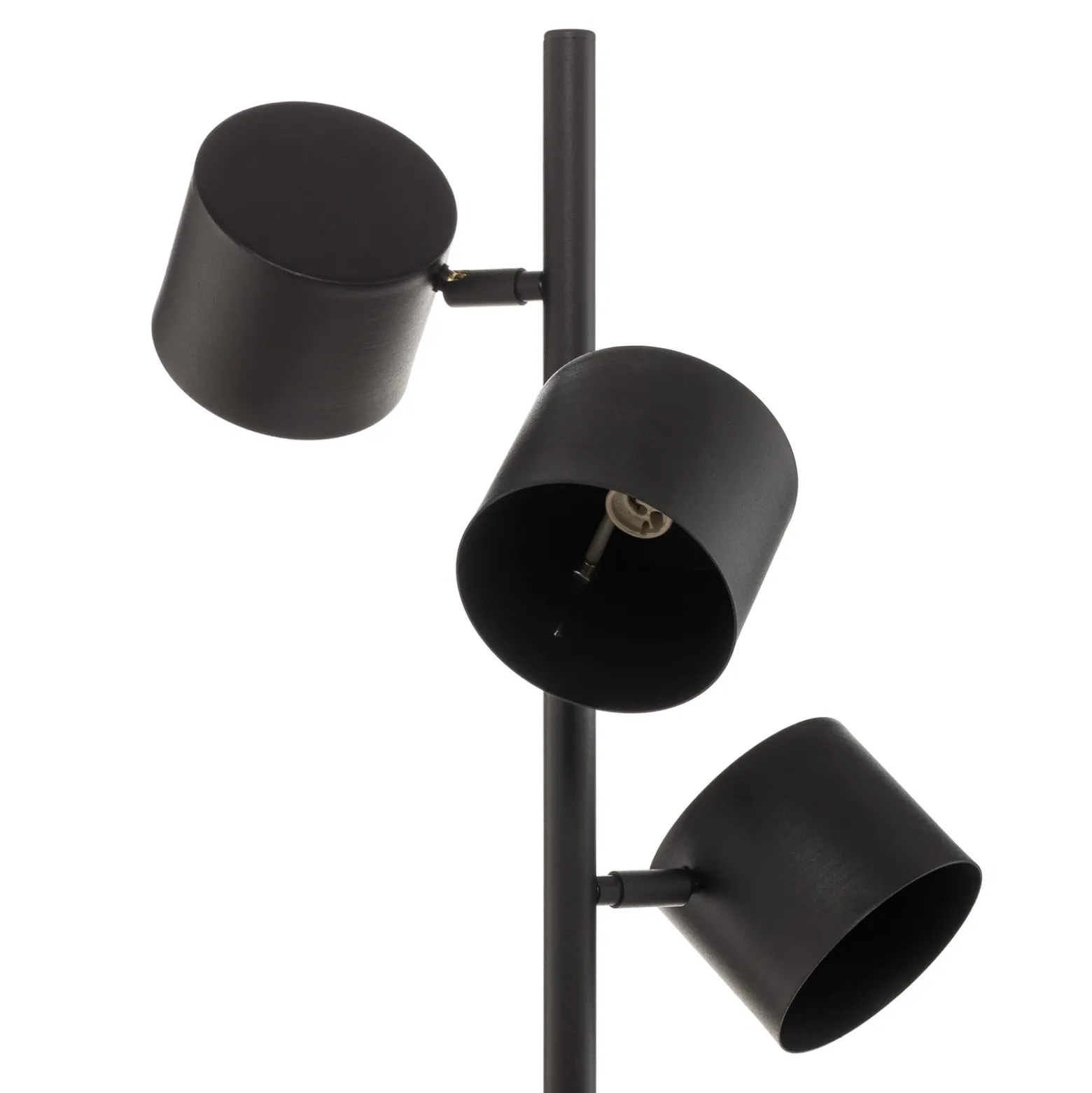 Lámpara de pie 1047, 3 luces, negro