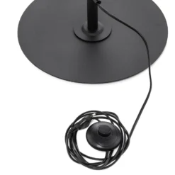 Lámpara de pie 1047, 3 luces, negro
