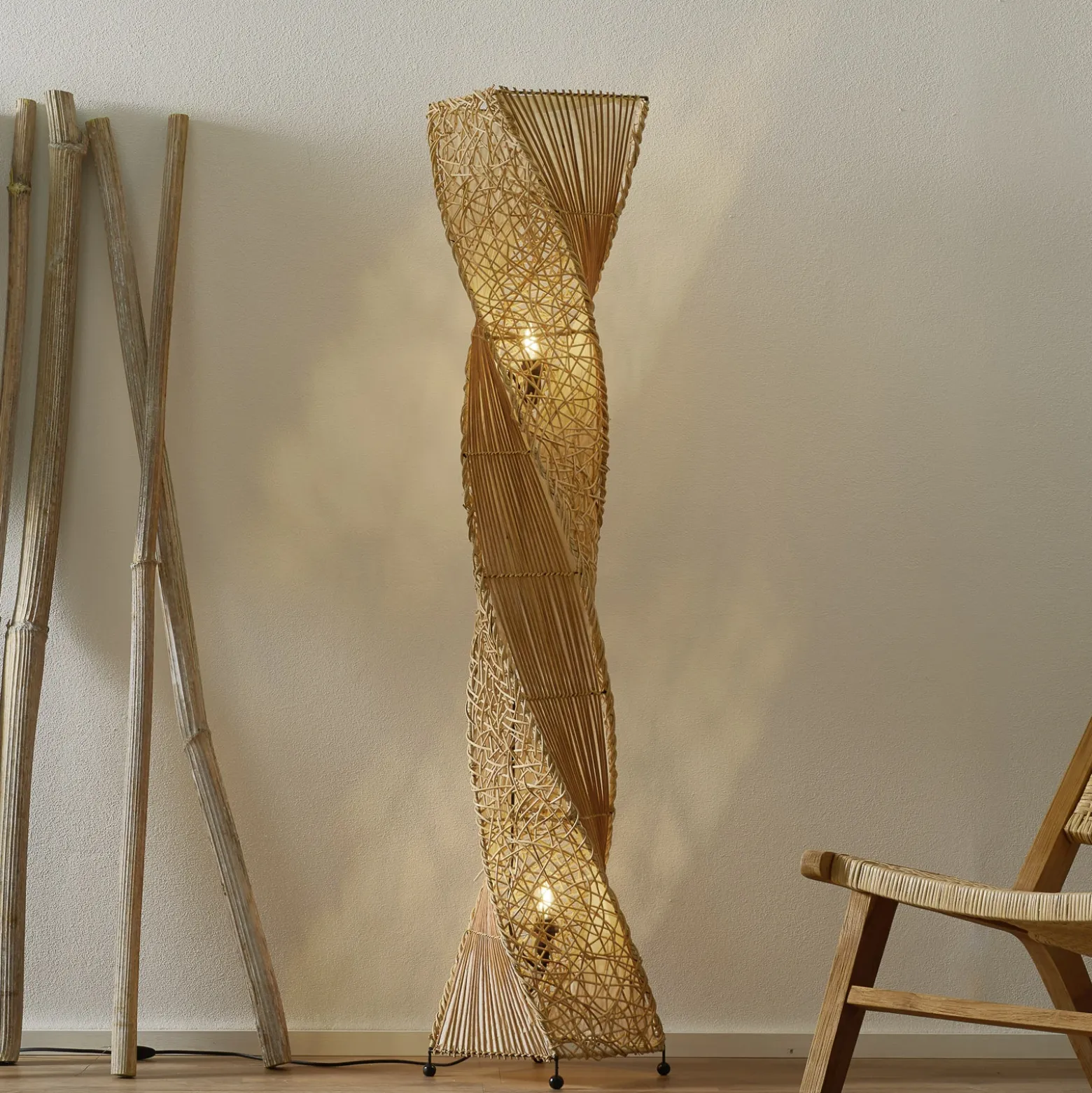 Lámpara de pie Marco, giratoria, 150 cm