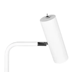 Lámpara de pie Marley, blanca, altura 151 cm, metal