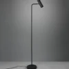 Lámpara de pie Marley, negra, altura 151 cm, metal