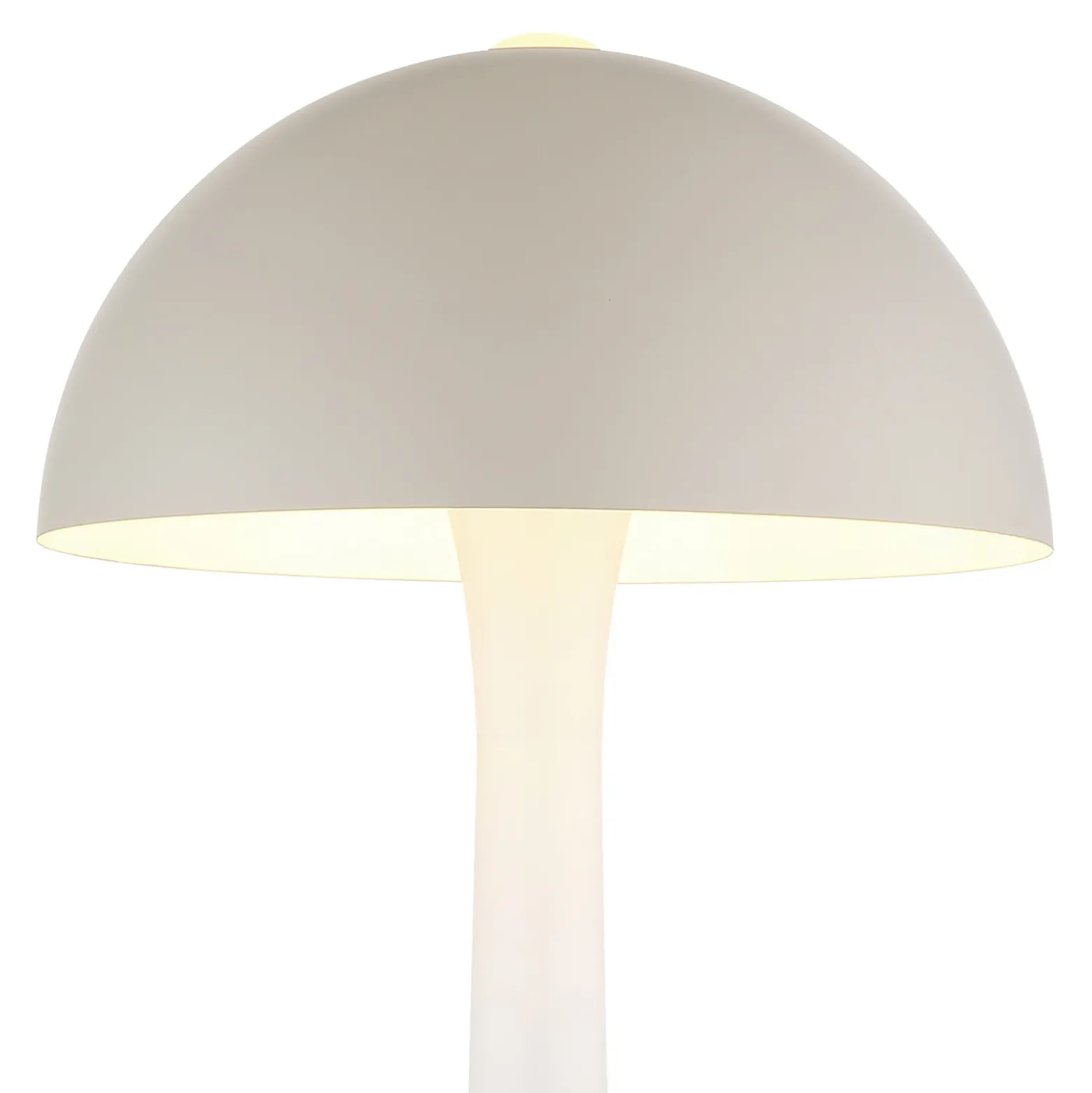 Lámpara de pie Merlin, color arena/blanco, metal, 150 cm de altura, E27