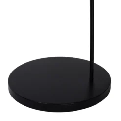 Lámpara de pie Mesh, negro, lámpara de arco