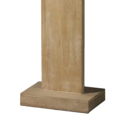 Lámpara de pie Miriel, altura 170 cm, textil, madera