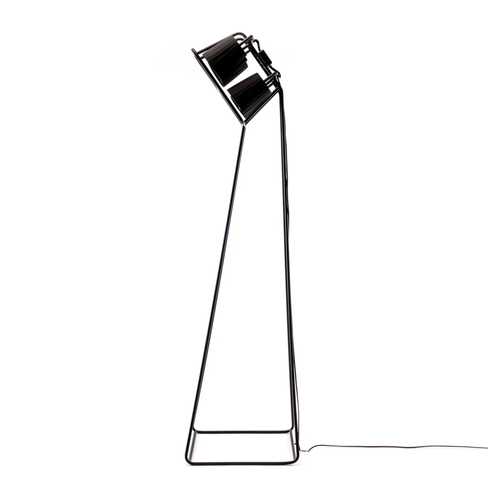 Lámpara de pie Multilamp, 6 luces, negro