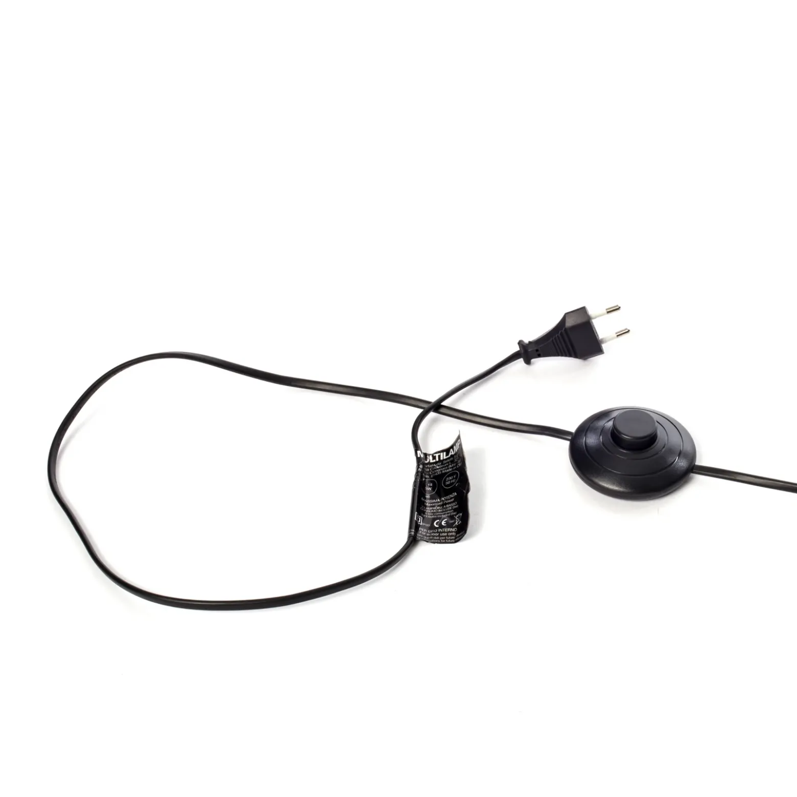 Lámpara de pie Multilamp, 6 luces, negro