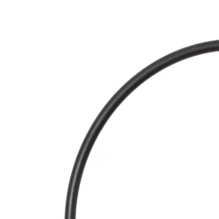 Lámpara de pie Nova, vidrio/metal, negro/blanco, altura 155 cm