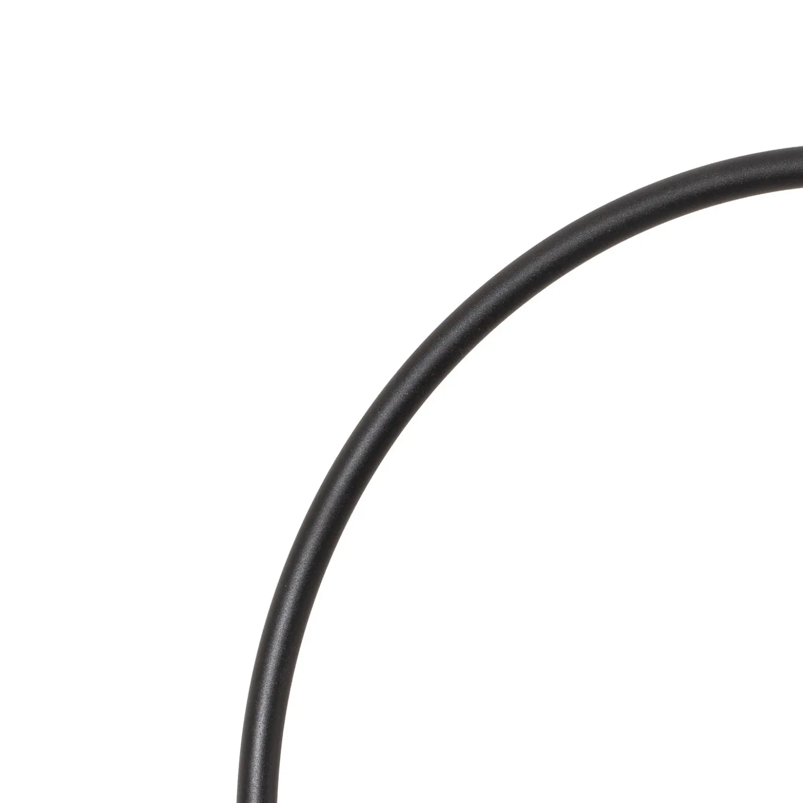 Lámpara de pie Nova, vidrio/metal, negro/blanco, altura 155 cm