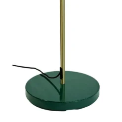 Lámpara de pie Ocean de Dyberg Larsen, verde oscuro, 160 cm, 2 luces.