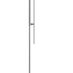 Lámpara de pie OMLED One f3l, acero inoxidable/negro, OLED