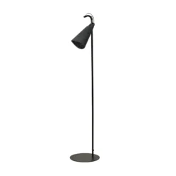 Lámpara de pie OSRAM Decor Bell, negro, acero, E27, H 120 cm