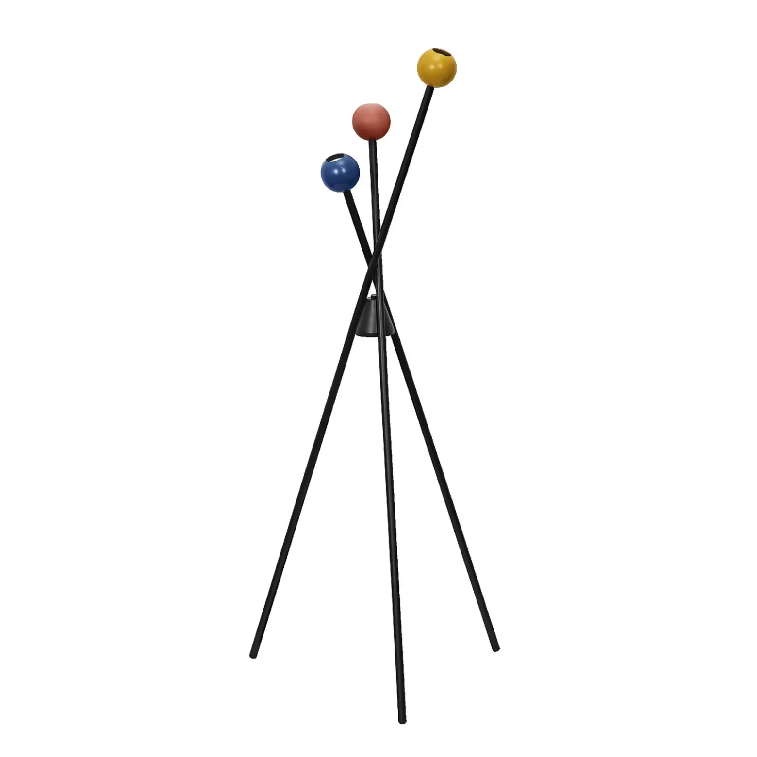 Lámpara de pie OSRAM Decor Bubble, multicolor, 3 luces, acero, E27