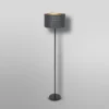 Lámpara de pie OSRAM Decor Felt Weaving Cans, gris, 1 luz, E27