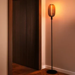 Lámpara de pie OSRAM DECOR STICK, gris oscuro, altura 146 cm, 1 x E27