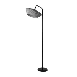 Lámpara de pie OSRAM Decor Tira, gris, textil, E14